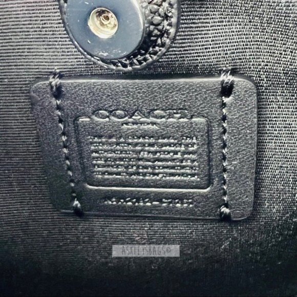 Coach Mini Town Bucket Bag Crossbody With Buffalo Plaid Print - Picture 8 of 10